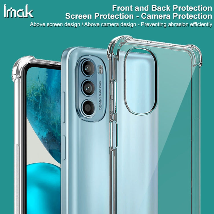 For Motorolo Moto G52 4G / G82 5G IMAK All-inclusive Shockproof Airbag TPU Case with Screen Protector