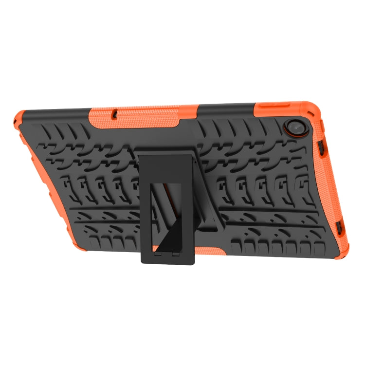 For Lenovo Tab M10 Plus 10.6 3rd Gen 2022 Tire Texture TPU+PC Shockproof Case with Holder