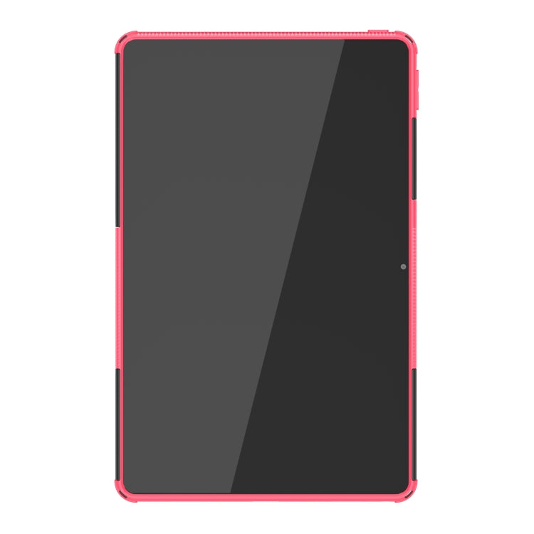 For Lenovo Tab M10 Plus 10.6 3rd Gen 2022 Tire Texture TPU+PC Shockproof Case with Holder