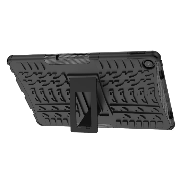 For Lenovo Tab M10 Plus 10.6 3rd Gen 2022 Tire Texture TPU+PC Shockproof Case with Holder