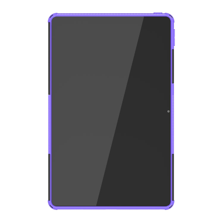 For Lenovo Tab M10 Plus 10.6 3rd Gen 2022 Tire Texture TPU+PC Shockproof Case with Holder
