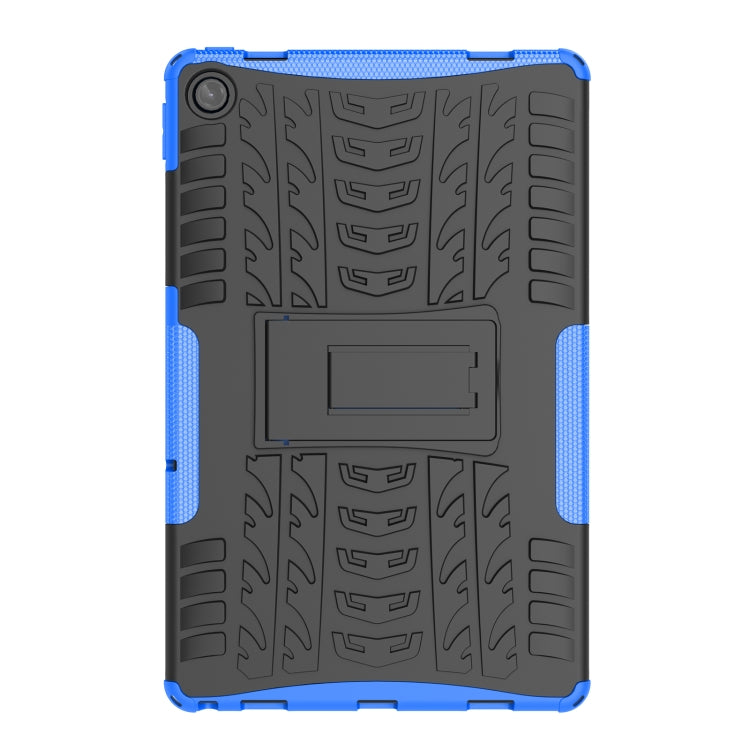 For Lenovo Tab M10 Plus 10.6 3rd Gen 2022 Tire Texture TPU+PC Shockproof Case with Holder