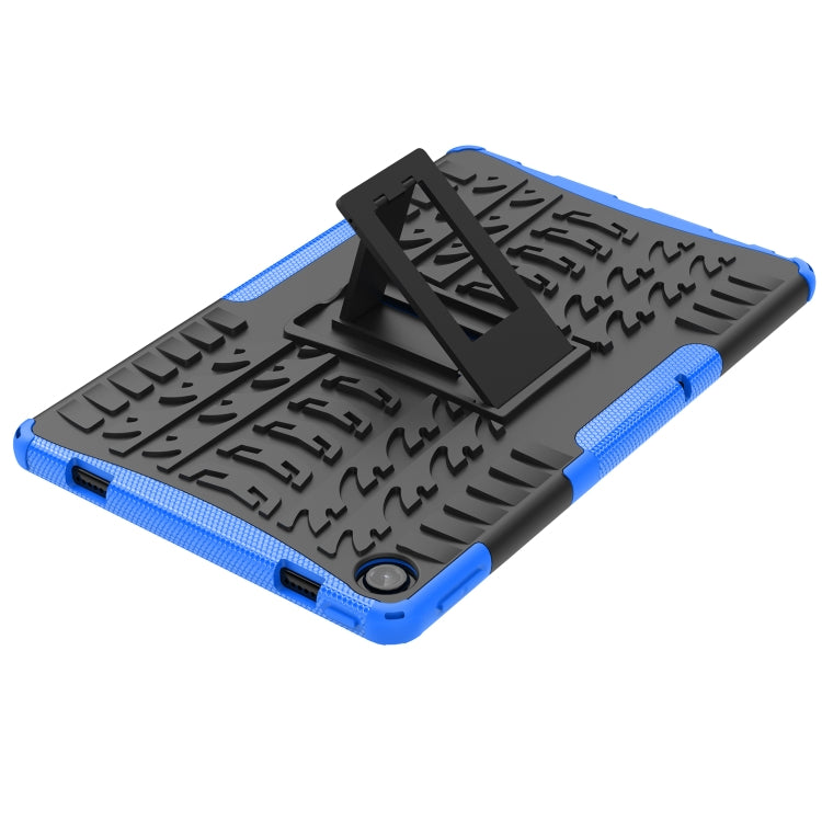 For Lenovo Tab M10 Plus 10.6 3rd Gen 2022 Tire Texture TPU+PC Shockproof Case with Holder