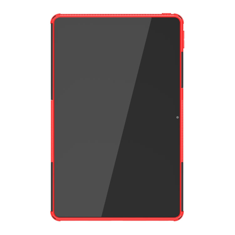 For Lenovo Tab M10 Plus 10.6 3rd Gen 2022 Tire Texture TPU+PC Shockproof Case with Holder