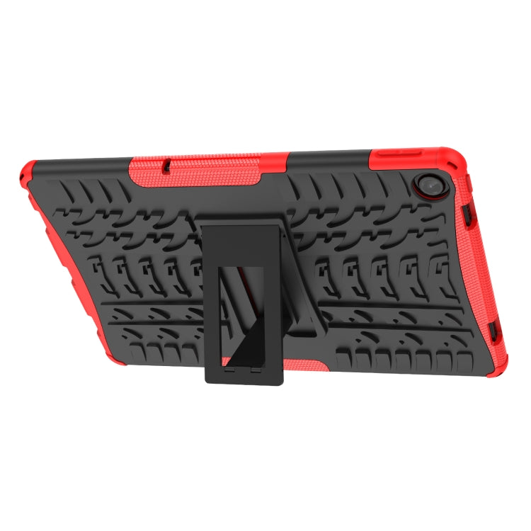 For Lenovo Tab M10 Plus 10.6 3rd Gen 2022 Tire Texture TPU+PC Shockproof Case with Holder