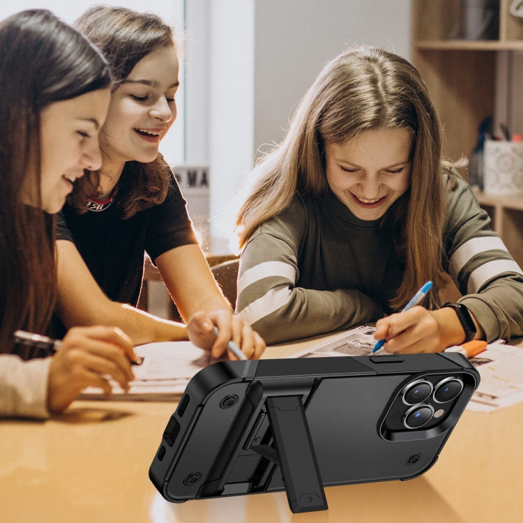 PC + TPU Shockproof Phone Case with Holder For iPhone 14 Pro Max