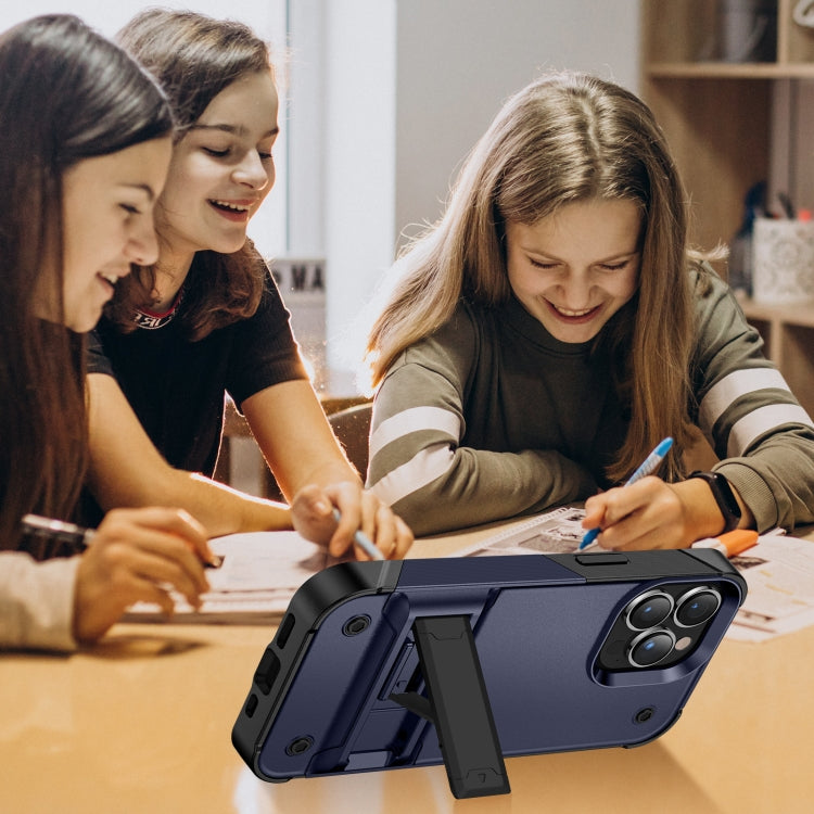 PC + TPU Shockproof Phone Case with Holder For iPhone 14 Max