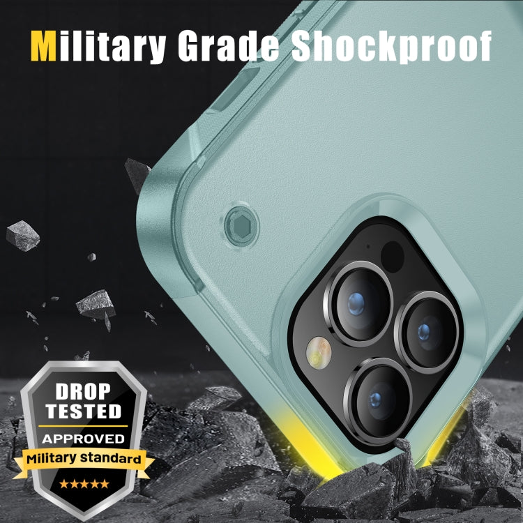 PC + TPU Shockproof Phone Case with Holder For iPhone 14 Pro