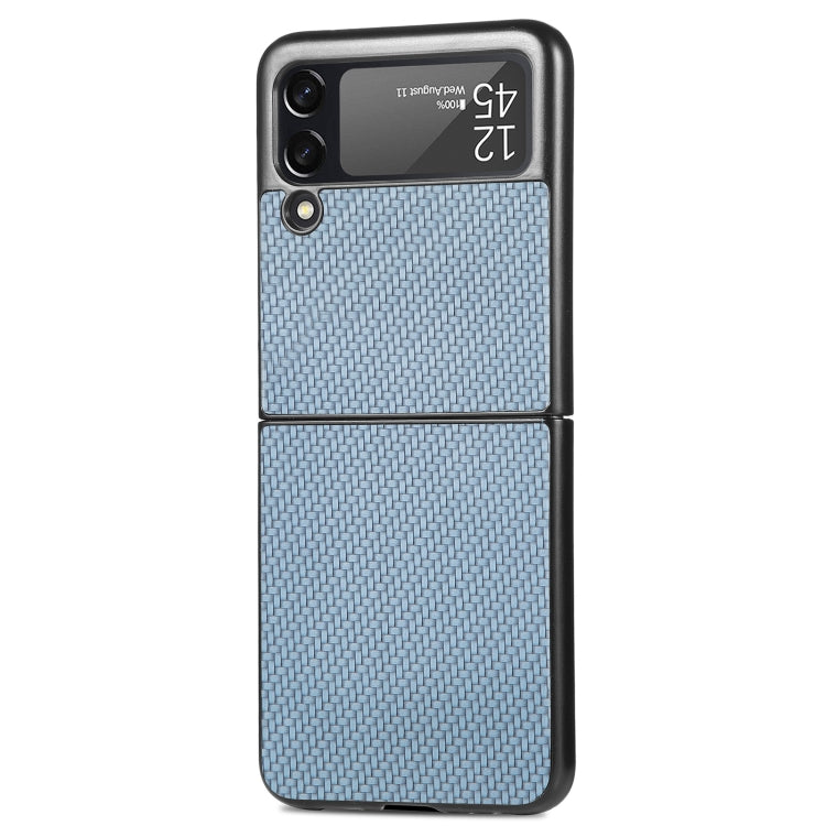 For Samsung Galaxy Z Flip4 Fiber Texture Fold Shockproof Phone Case