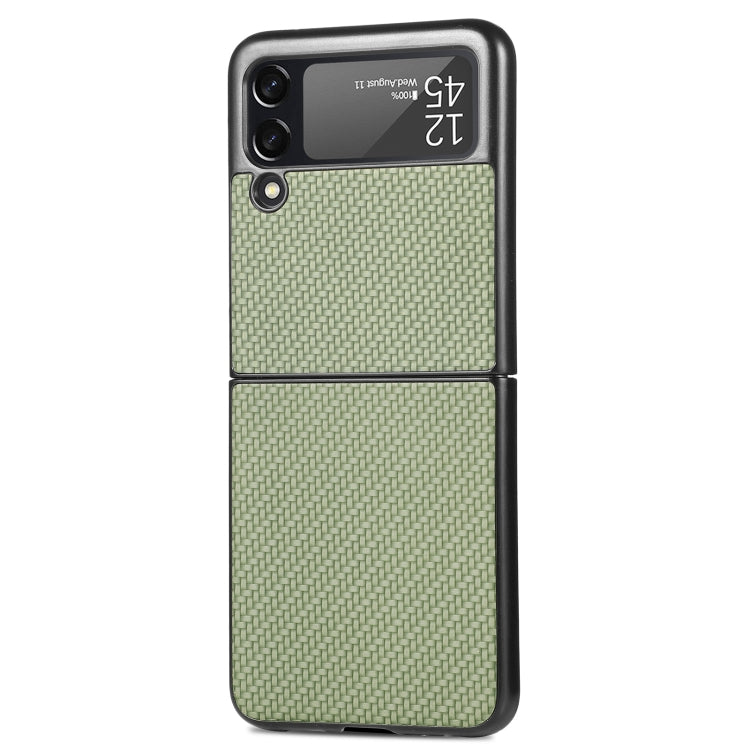 For Samsung Galaxy Z Flip4 Fiber Texture Fold Shockproof Phone Case