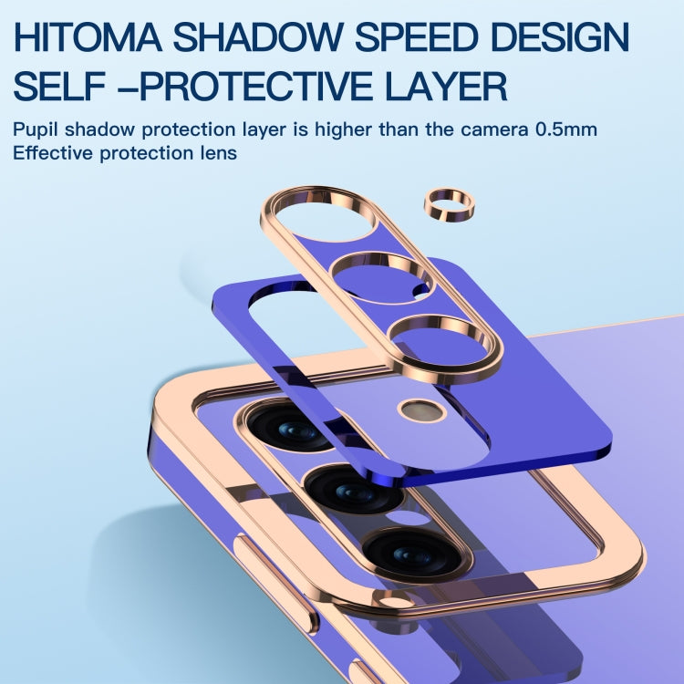 For Samsung Galaxy S21 5G Pupil Shadow Electroplating Shockproof Protective Phone Case