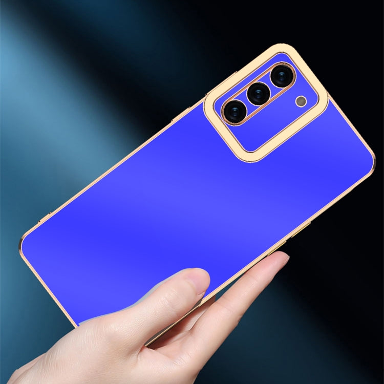 For Samsung Galaxy S21+ 5G Pupil Shadow Electroplating Shockproof Protective Phone Case