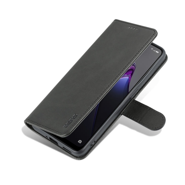 For OPPO Reno8 Pro AZNS Skin Feel Calf Texture Flip Leather Phone Case