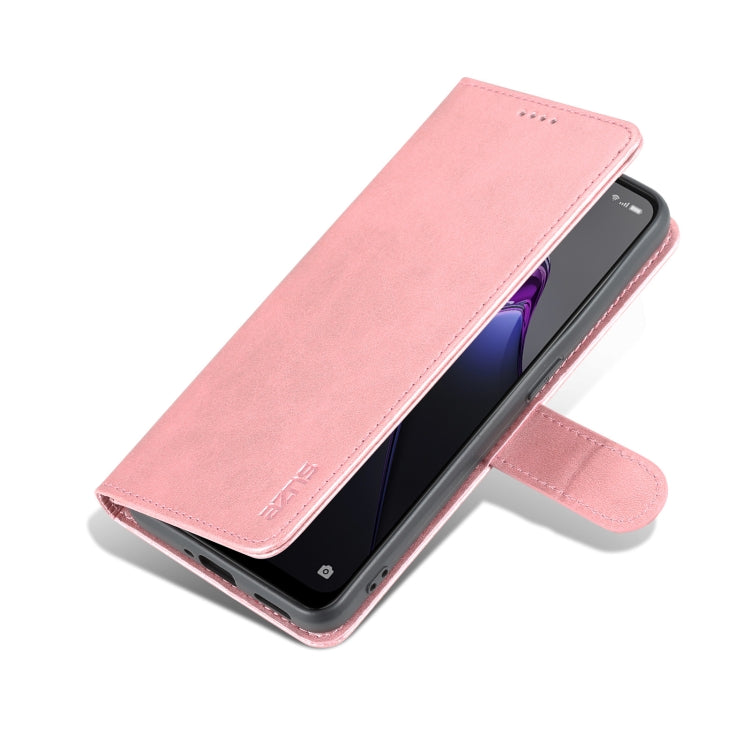 For OPPO Reno8 Pro AZNS Skin Feel Calf Texture Flip Leather Phone Case