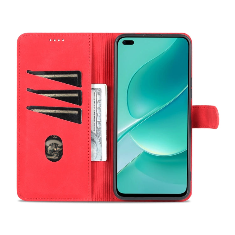 For Huawei Nova 9Z/Enjoy 50 Plus AZNS Skin Feel Calf Texture Flip Leather Phone Case