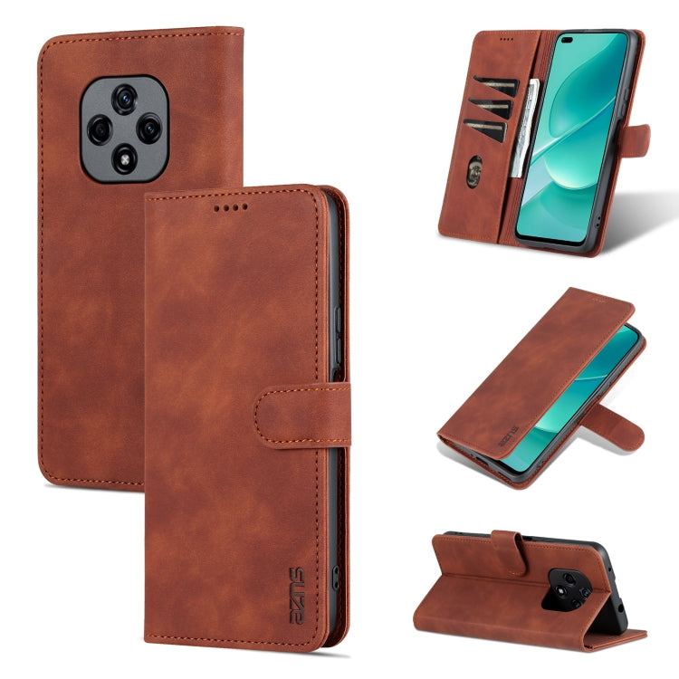 For Huawei Nova 9Z/Enjoy 50 Plus AZNS Skin Feel Calf Texture Flip Leather Phone Case
