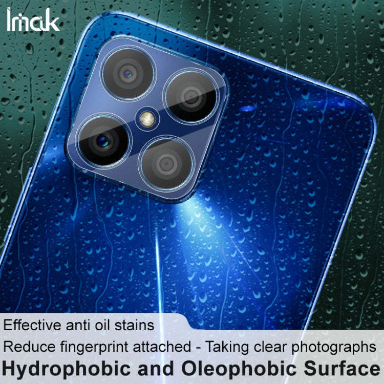 For Honor X8 2022 imak Integrated Rear Camera Lens Tempered Glass Film with Lens Cap