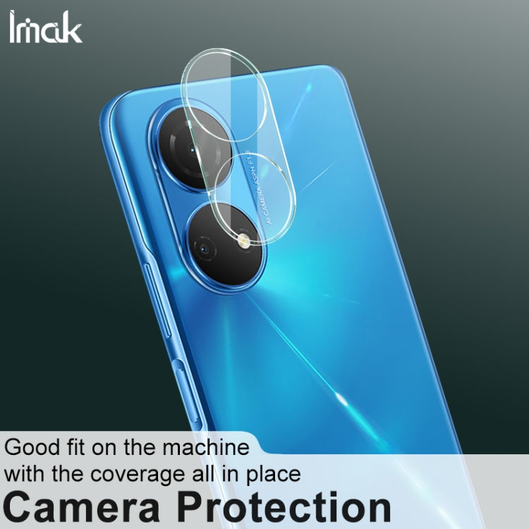 For Honor Play 30 Plus 5G / X7 2022 imak Integrated Rear Camera Lens Tempered Glass Film with Lens Cap