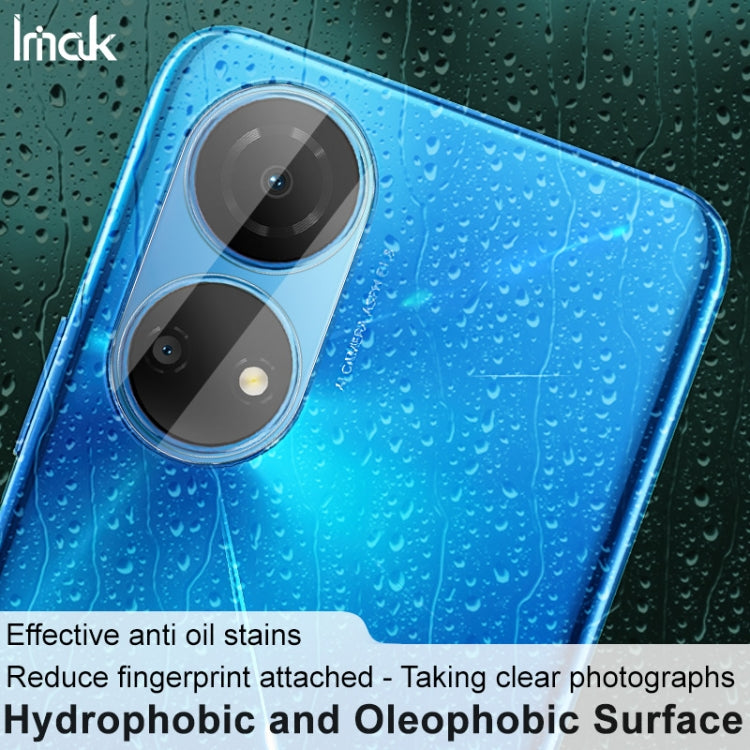 For Honor Play 30 Plus 5G / X7 2022 imak Integrated Rear Camera Lens Tempered Glass Film with Lens Cap
