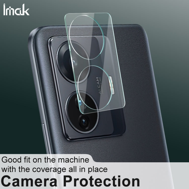 For vivo S15e 5G imak Integrated Rear Camera Lens Tempered Glass Film with Lens Cap
