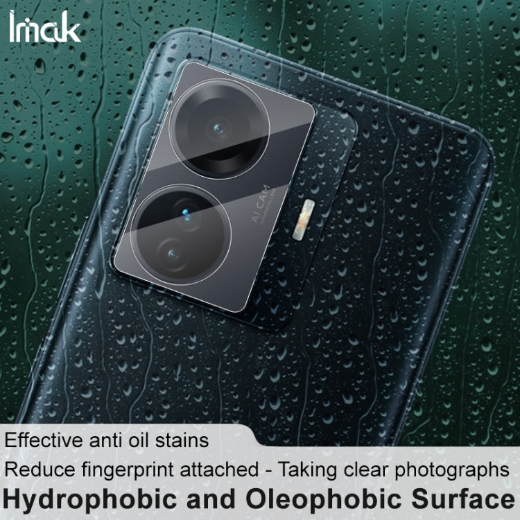For vivo S15e 5G imak Integrated Rear Camera Lens Tempered Glass Film with Lens Cap