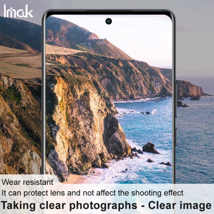 For vivo X80 5G imak Integrated Rear Camera Lens Tempered Glass Film with Lens Cap