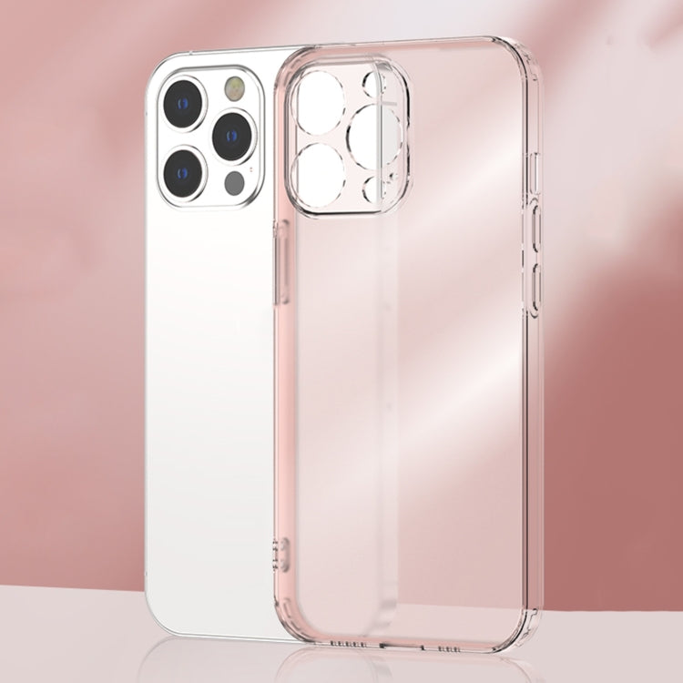 For iPhone 14 Pro Frosted TPU + Glass Phone Case