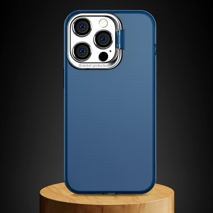 For iPhone 14 Metal Lens Cover Holder Phone Case