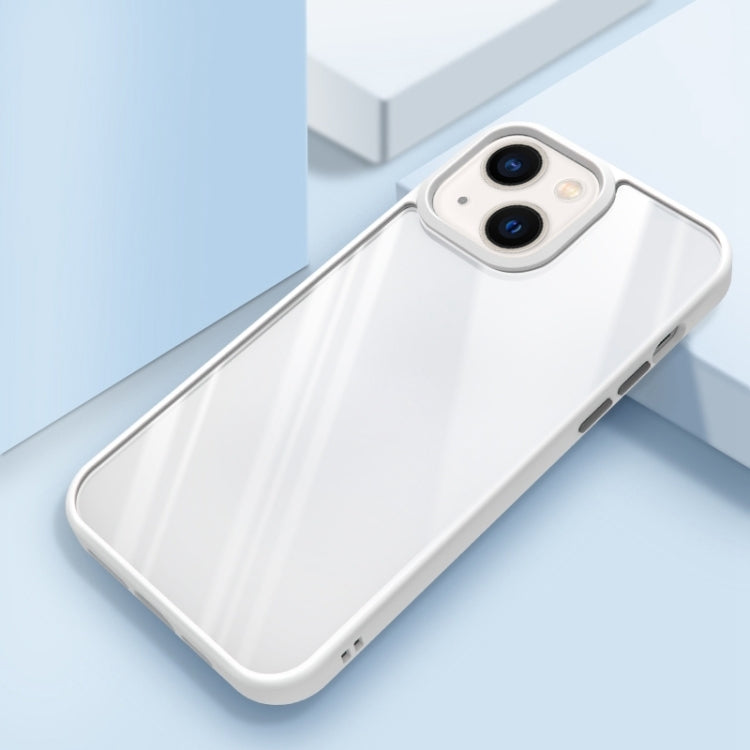 For iPhone 14 Plus Clear Back Shockproof Phone Case