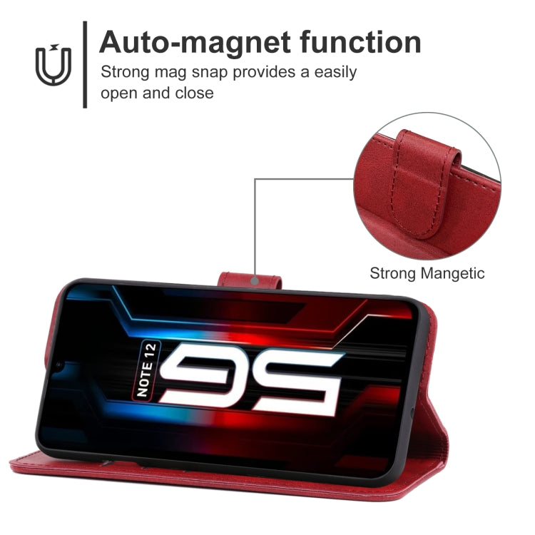 For Infinix Note 12 5G Leather Phone Case