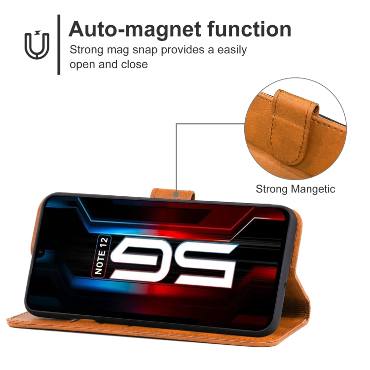 For Infinix Note 12 5G Leather Phone Case