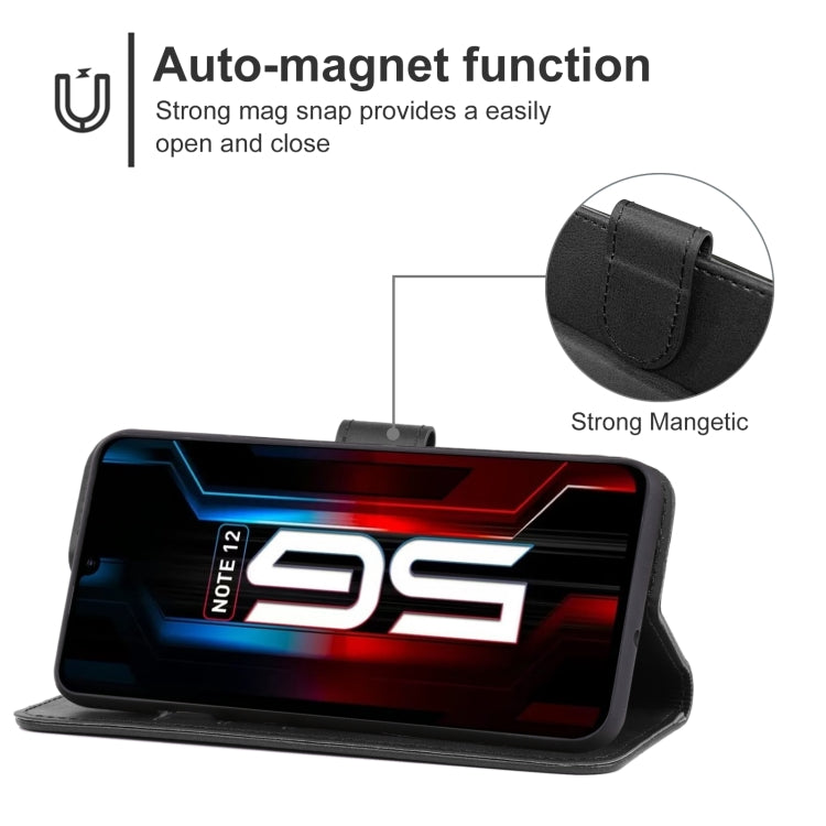 For Infinix Note 12 5G Leather Phone Case