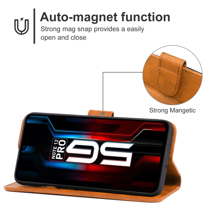 For Infinix Note 12 Pro 5G Leather Phone Case