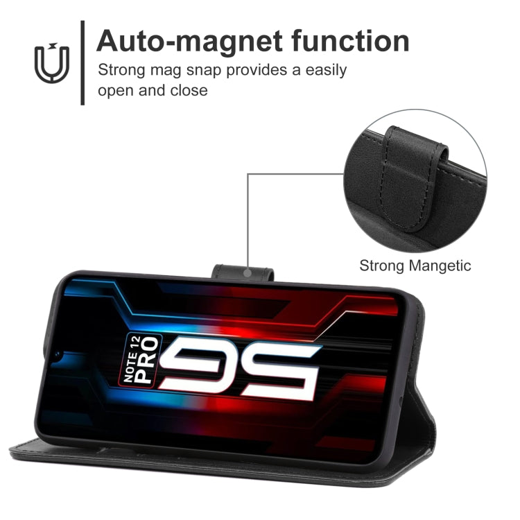 For Infinix Note 12 Pro 5G Leather Phone Case