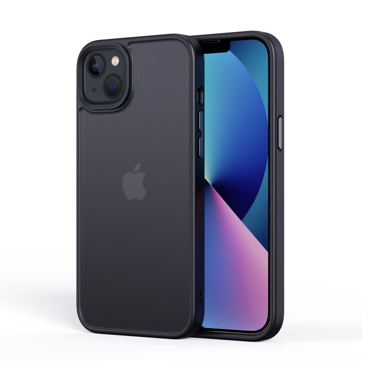 For iPhone 14 Frosted Back Shockproof Phone Case