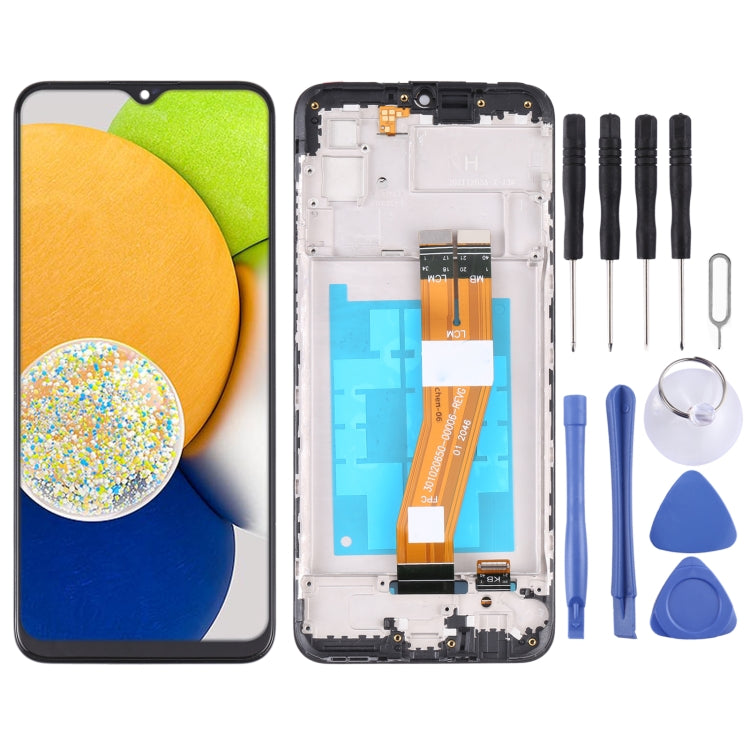 OEM LCD Screen For Samsung Galaxy A03 SM-A035G/A035M Digitizer Full Assembly with Frame