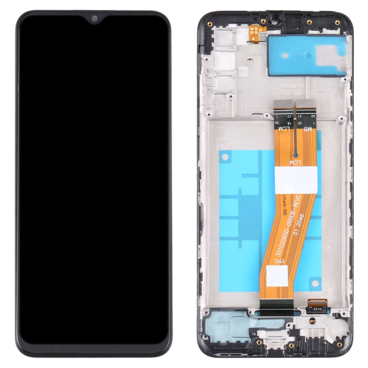 OEM LCD Screen For Samsung Galaxy A02S SM-A025G/A025M Digitizer Full Assembly with Frame