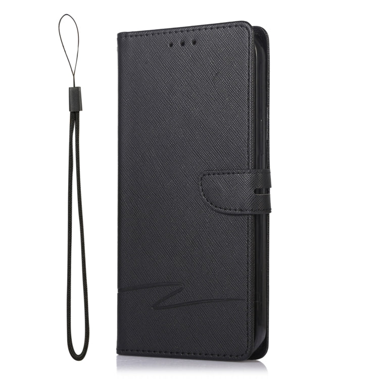 Cross Texture Horizontal Flip Leather Phone Case For iPhone 14 Pro Max