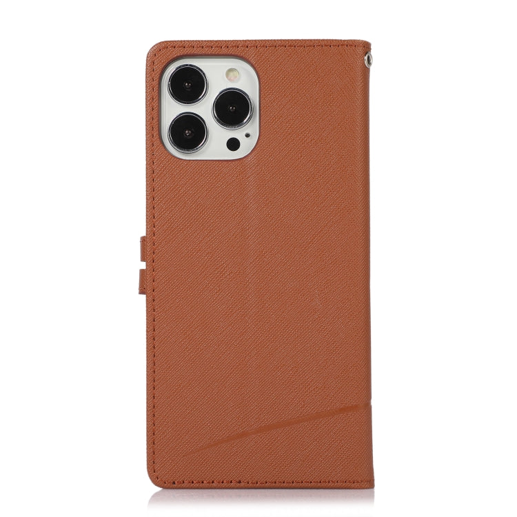 Cross Texture Horizontal Flip Leather Phone Case For iPhone 14 Pro Max