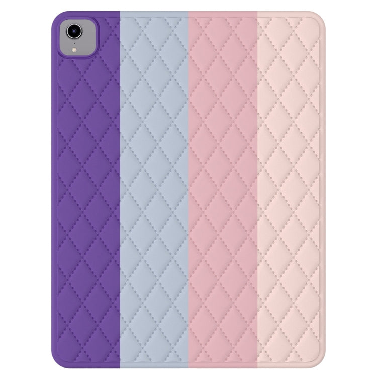 For iPad mini 6 Diamond Lattice Silicone Tablet Case