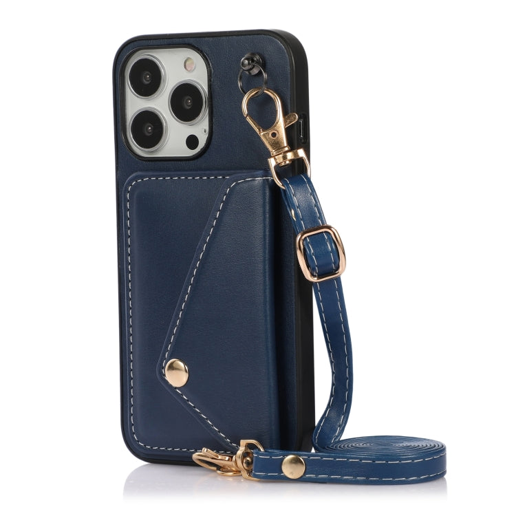 For iPhone 14 Pro Crossbody Wallet Card Bag Phone Case