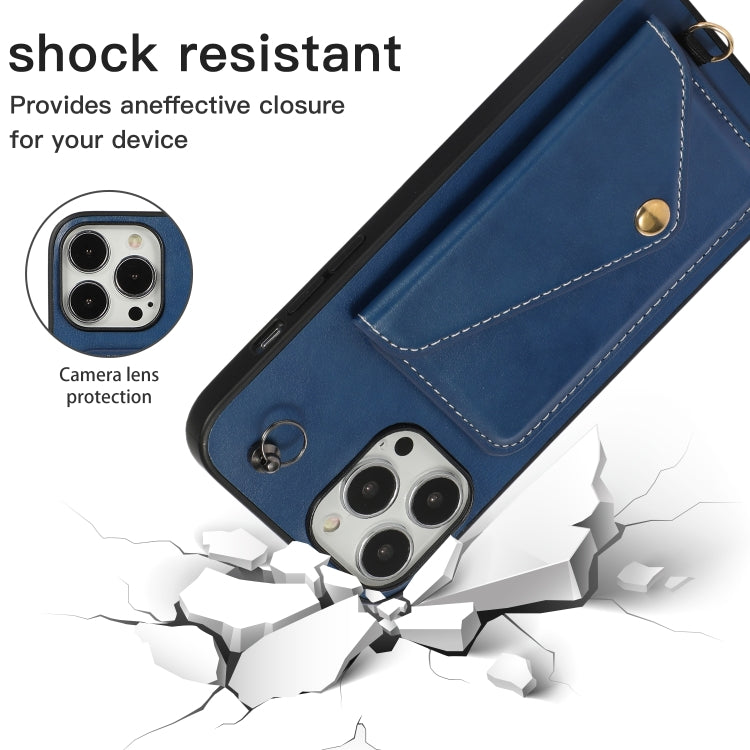 For iPhone 14 Pro Crossbody Wallet Card Bag Phone Case