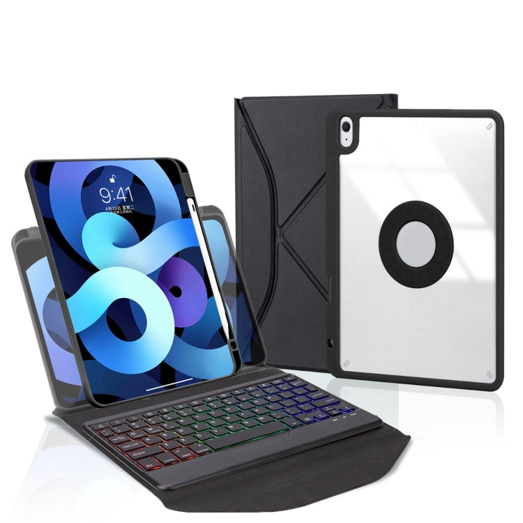 Z098BS Pen Slot Backlight Bluetooth Keyboard Leather Tablet Case For iPad Air 10.9 2022/2020