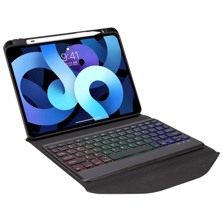 Z098BS Pen Slot Backlight Bluetooth Keyboard Leather Tablet Case For iPad Air 10.9 2022/2020
