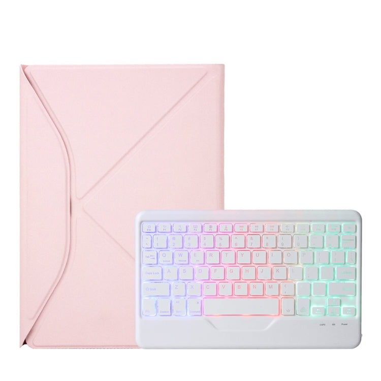 Z098BS Pen Slot Backlight Bluetooth Keyboard Leather Tablet Case For iPad Air 10.9 2022/2020