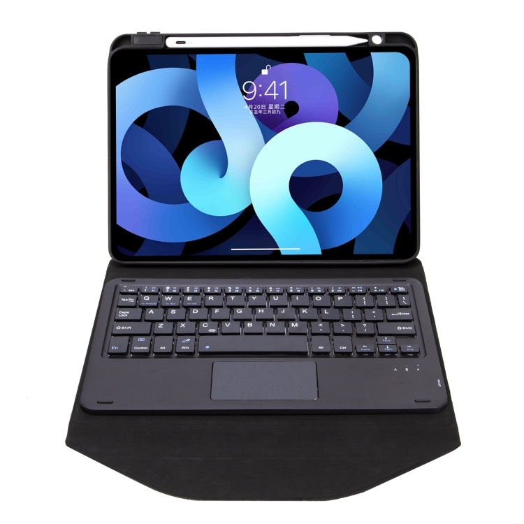 Z11B-A Pen Slot Touchpad Bluetooth Keyboard Leather Tablet Case For iPad Pro 11 2021/2020/2018
