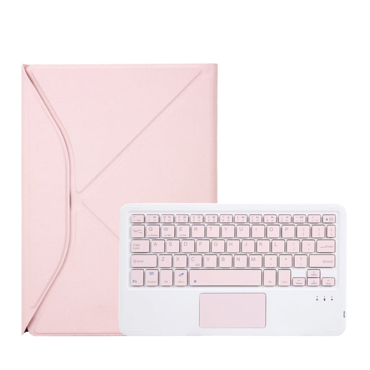 Z11B-A Pen Slot Touchpad Bluetooth Keyboard Leather Tablet Case For iPad Pro 11 2021/2020/2018
