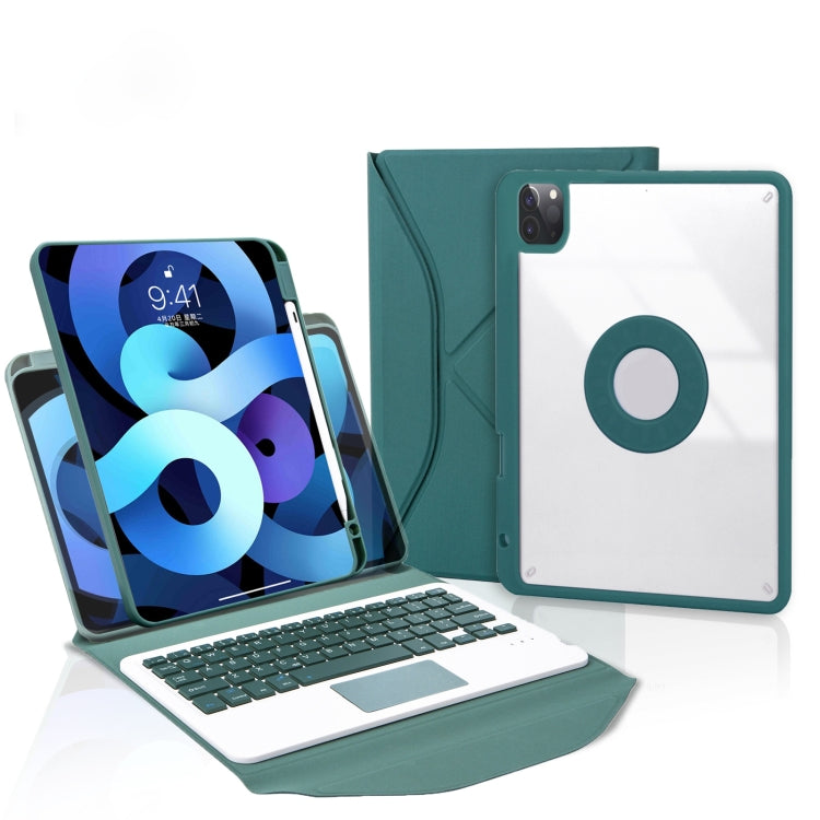 Z11B-A Pen Slot Touchpad Bluetooth Keyboard Leather Tablet Case For iPad Pro 11 2021/2020/2018