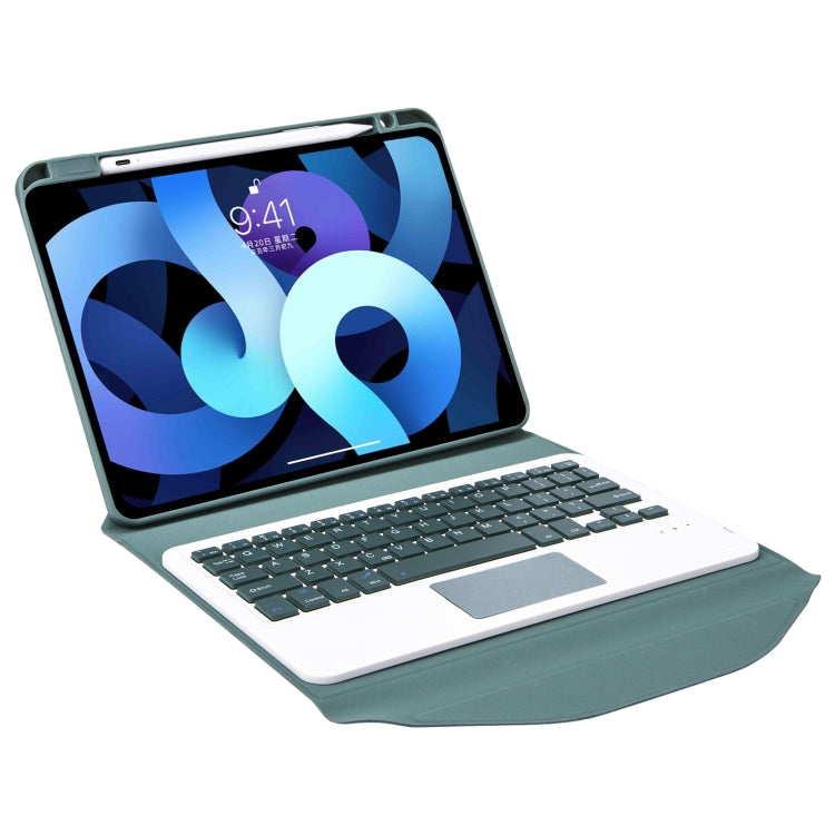 Z098B-A Pen Slot Touchpad Bluetooth Keyboard Leather Tablet Case For iPad Air 10.9 2022/2020