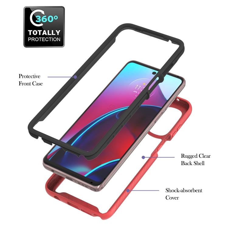 Starry Sky Solid Color Series PC + TPU Case with Ring Holder & Magnetic Function For Motorola Moto G Stylus 2022 4G